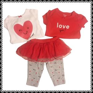 Carter’s Baby Girl’s 1st Valentine’Day Outfits